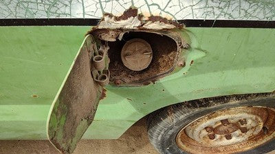 1977 Ford Courier Fuel Filler Neck Assembly With Gas Cap Oem