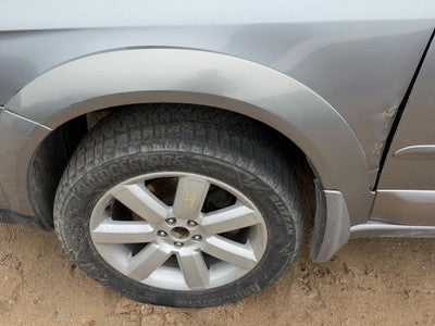 05-09 Legacy Outback Driver Left Front Wheel Flare Moulding Fender Silver Slq