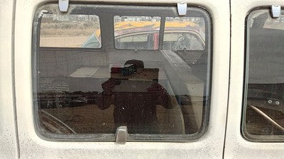 1971-1977 Dodge Van B200 Passenger Right Rear Side Window Door Glass Oem Back