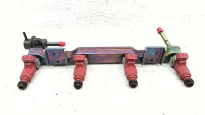 00-02 Nissan Sentra Complete Fuel Rail With Injectors Set Loaded Oem 1.8L Gxe