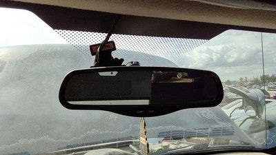Gmc Sierra 2500 Inside Rear View Mirror Oem Windshield Mounted
