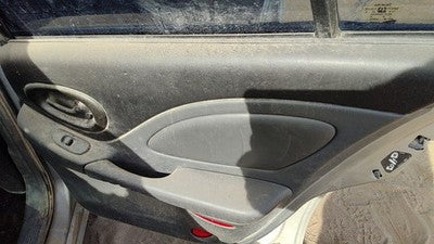 03-04 Bonneville Passenger Right Rear Door Trim Panel With Switches Back Pewter