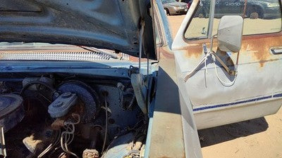 1978-1993 Dodge Ram W150 Driver Left Hood Hinge Assembly Oem Blue 55027101