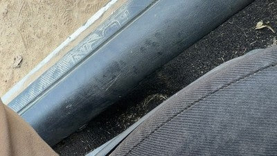 2007 Saturn Ion Driver Left Lower Kick Trim Panel Oem Black 19E