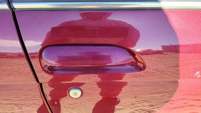 1995 Chevy Lumina Passenger Right Front Outside Door Handle Oem Red