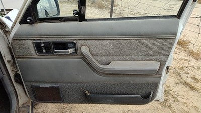 1992 Jeep Cherokee Passenger Right Front Door Trim Panel With Switches Gray