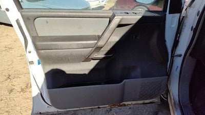 2004 Nissan Titan Driver Left Front Door Trim Panel With Master Switch Graphite