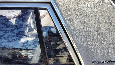 79-91 Grand Marquis Driver Left Rear Vent Window Back Door Glass With Frame Oem