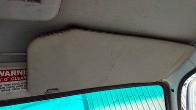1996 Isuzu Npr Passenger Right Sun Visor Oem Gray