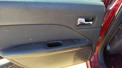 10-12 Ford Fusion Driver Left Rear Door Trim Panel With Switches Back Black Dw
