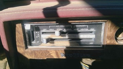 1978 Buick Regal Temperature Control Module In Dash Heater Ac Head Unit Oem