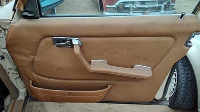 1980 Mercedes 300Td Passenger Right Front Door Trim Panel Brown