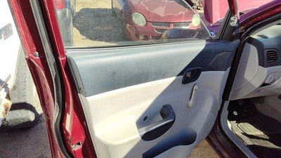 06-07 Accent Driver Left Front Door Trim Panel Manual Window Fz Gray 4 Door