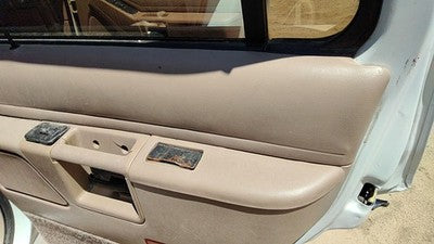 1993 Explorer Passenger Right Rear Inside Door Trim Panel With Switches Back Tan