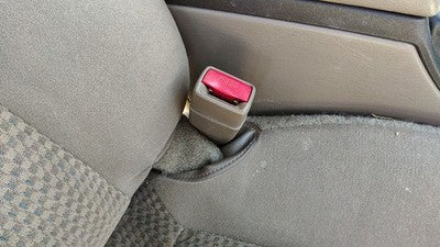 99-05 Grand Am Passenger Right Front Seat Belt Buckle Receiver 52D Dark Taupe