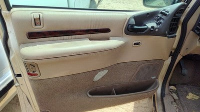 00 Town & Country Driver Left Front Door Trim Panel With Master Switch Tan