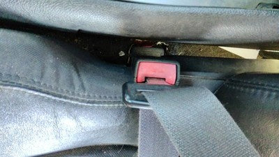 2007-2009 Gmc Acadia Driver Left Front Seat Belt Buckle Receiver Oem Black