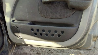 01-02 Pt Cruiser Passenger Right Front Door Trim Panel With Switches Fl Taupe