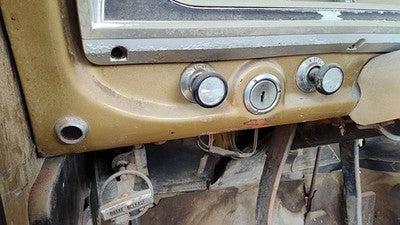 1969 Ford F100 Headlight Switch Control Knob Buttons Dash Oem