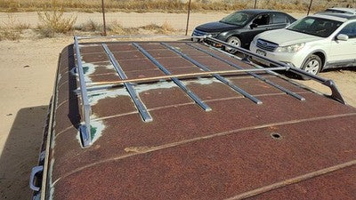 84 Jeep Grand Wagoneer Complete Luggage Rack Assembly Roof Rails With Cross Bars