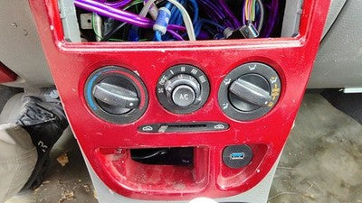 2000-2002 Kia Rio Temperature Control Module In Dash Heater Ac Head Unit Oem