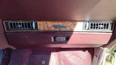 1982-1996 Buick Century Passenger Right Dash Woodgrain Trim With Hater Ac Vents