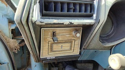 1975 Cutlass Supreme Driver Left Dash Trim Mount Panel Wiper Switch Heater Vent