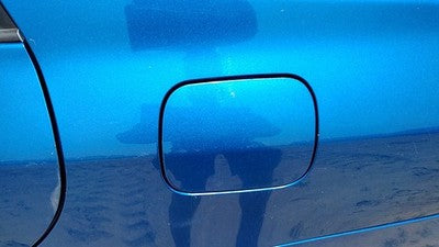2009-13 Toyota Corolla Fuel Tank Door With Hinge Gas Lid Oem Filler Blue 8T7