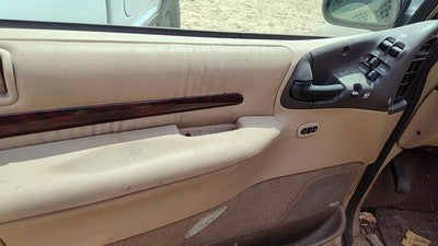 00 Town & Country Driver Left Front Door Trim Panel With Master Switch Tan