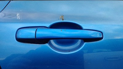 2004-2009 Mazda 3 Passenger Right Rear Outside Door Handle Back 27B Winning Blue