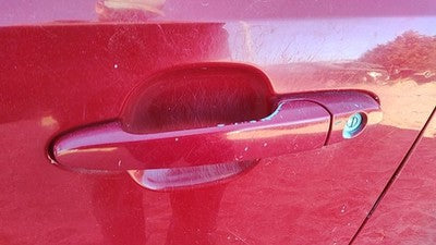 2007-2010 Chevy Cobalt Driver Left Front Outside Door Handle Oem 74U Victory Red