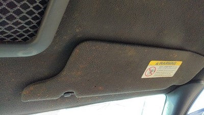 2003-2004 Ford Mustang Passenger Right Sun Visor Oem Black 9W 3R3Z6304104Aaa
