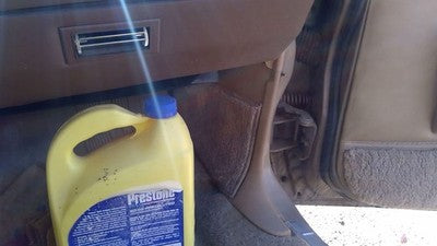1985 Olds 88 Passenger Right Lower Kick Trim Panel Oem Tan