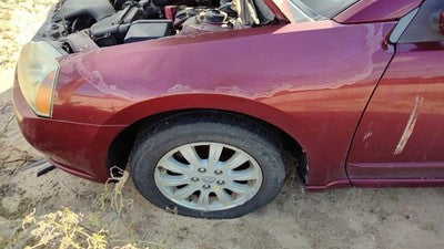 2004-2012 Mitsubishi Galant Driver Left Front Fender Oem P06 Ultra Red Pearl