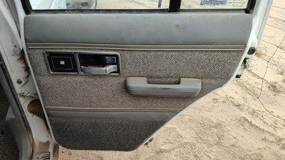 1992 Jeep Cherokee Passenger Right Rear Door Trim Panel With Switches Back Gray
