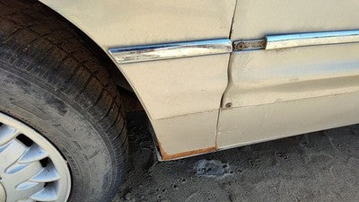 1997-2005 Park Ave Ultra Driver Left Moulding From Fender Oem Trim Strip Silver