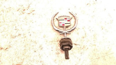 92-97-92-97 Cadillac Hood Ornmanent Emblem Deville Eldorado Fleetwood Vintage