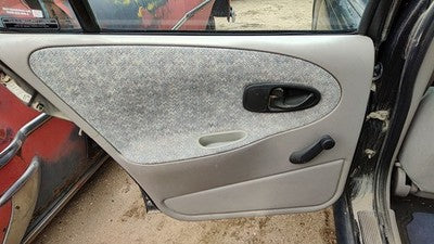 1996-1997 Saturn Sl1 Driver Left Rear Door Trim Panel Manual Back Gray 21052785