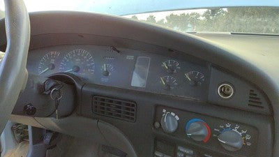 94-99 Pontiac Bonneville Trim Bezel Around Speedometer Dash Surround Panel Gray