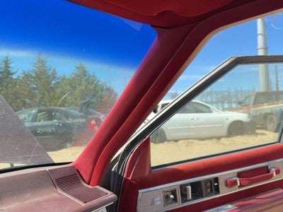 1986 Olds 88 Passenger Right A Pillar Trim Windshield Post Panel Oem Red