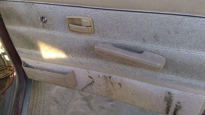 1986 Isuzu Pup Pickup Passenger Right Front Inside Door Trim Panel Only Brown