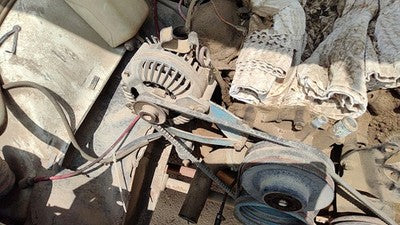 1984 Dodge Ram W250 Mount Bracket Set For Alternator Oem 5.2L