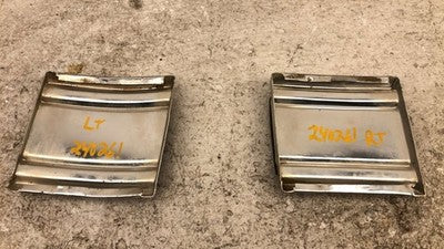 1989 Dodge D100 Driver Passenger Left Right Rear Cab Corner Mouding Pair Set Oem