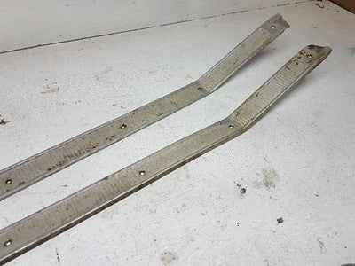 1972 Ford Pickup F250 Floor Sill Trim Pair Set Step Molding Tread Door Opening