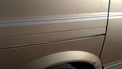 1995 Astro Passenger Right Rear Sliding Door Roller Cover Trim Moulding Brown