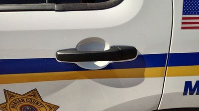 11-19 Explorer Police Interceptor Driver Left Rear Outside Door Handle Oem Back