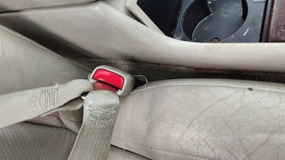 98-02 Eldorado Passenger Right Front Seat Belt Buckle Receiver Shale 155