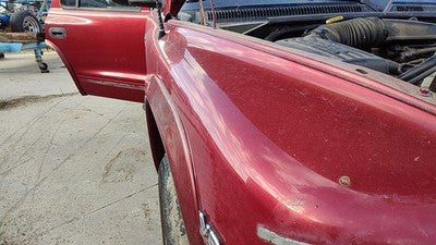 1998-2003 Dodge Durango Passenger Right Front Fender Oem Red 55255030aa