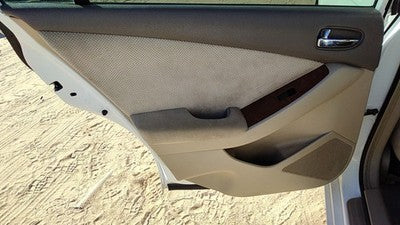07-09 Nissan Altima Driver Left Rear Door Trim Panel With Switches Back Blond C