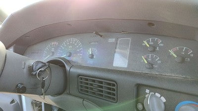 94-99 Pontiac Bonneville Trim Bezel Around Speedometer Dash Surround Panel Gray